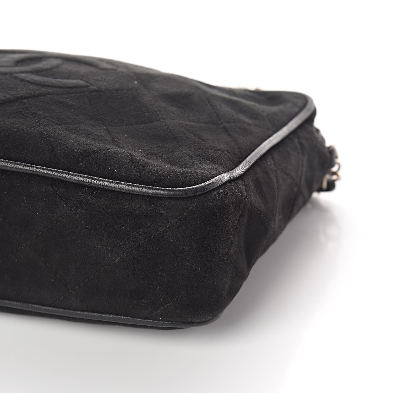 Chanel Suede CC Tassel Camera Case Black 10 of 10