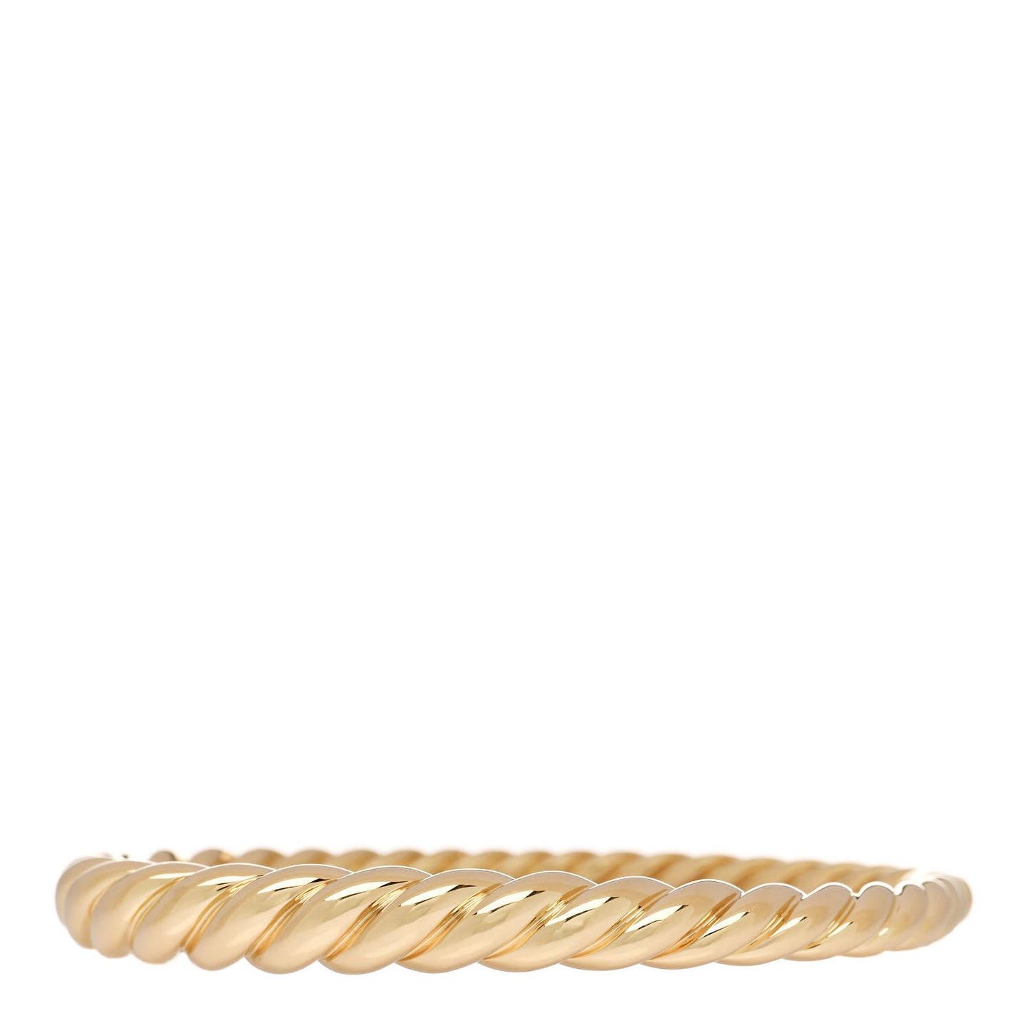 18K Yellow Gold 6mm Pure Form Cable Bracelet