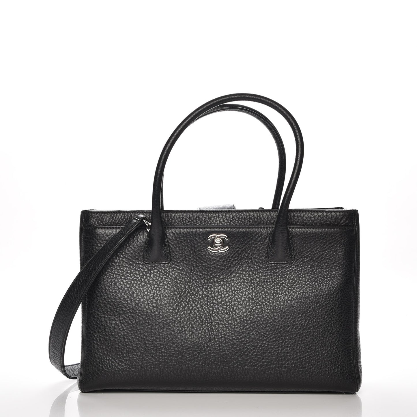 Deerskin Cerf Executive Shopper Tote Black