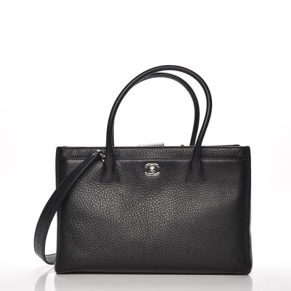 Chanel Deerskin Cerf Executive Shopper Tote Black 9 of 10