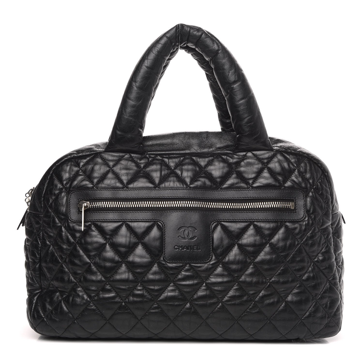 Chanel Lambskin Coco Cocoon Bowler Black 1 of 12