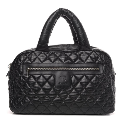 Chanel Lambskin Coco Cocoon Bowler Black 1 of 12