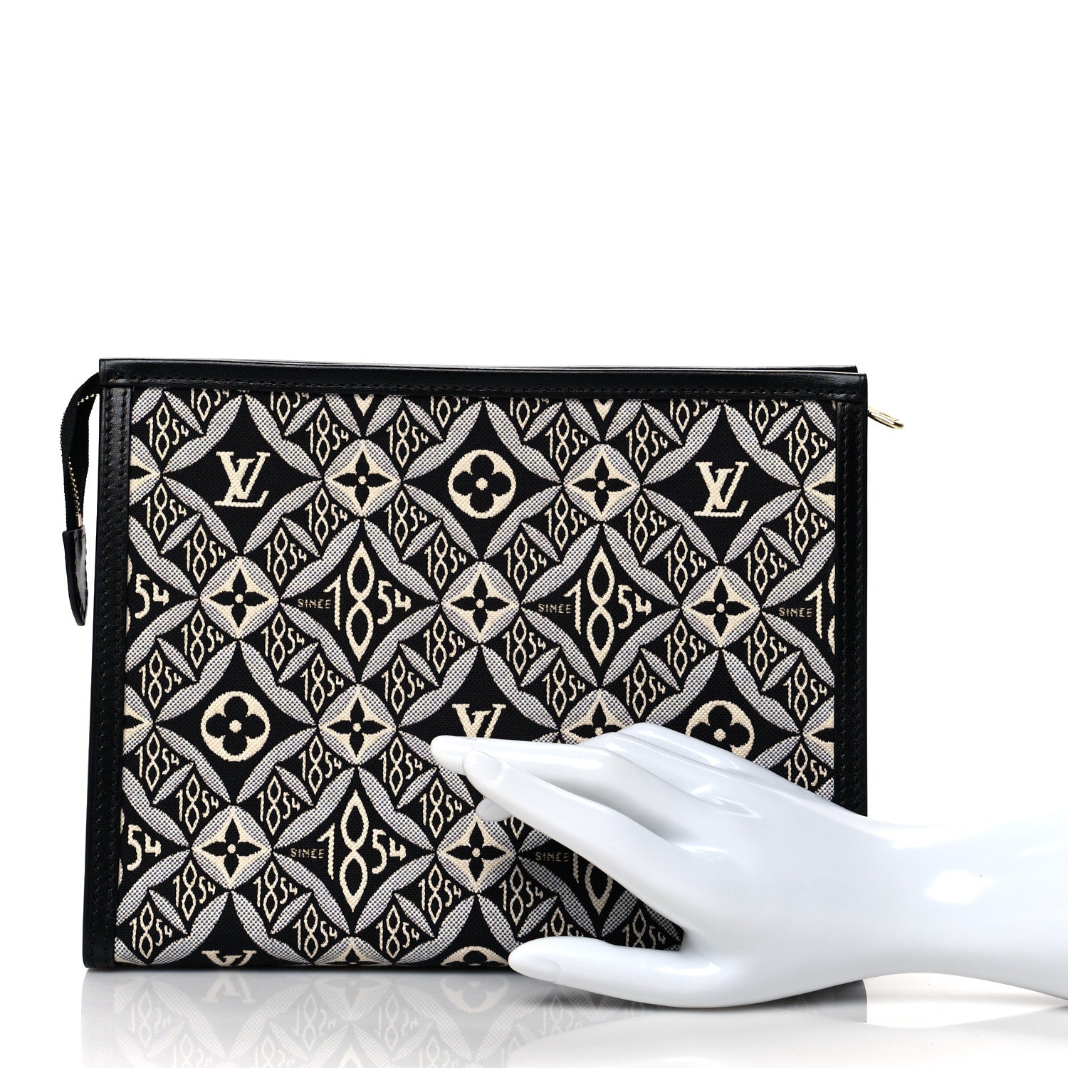 Louis Vuitton Jacquard Since 1854 Toiletry Pouch 26 Gray 2 of 10