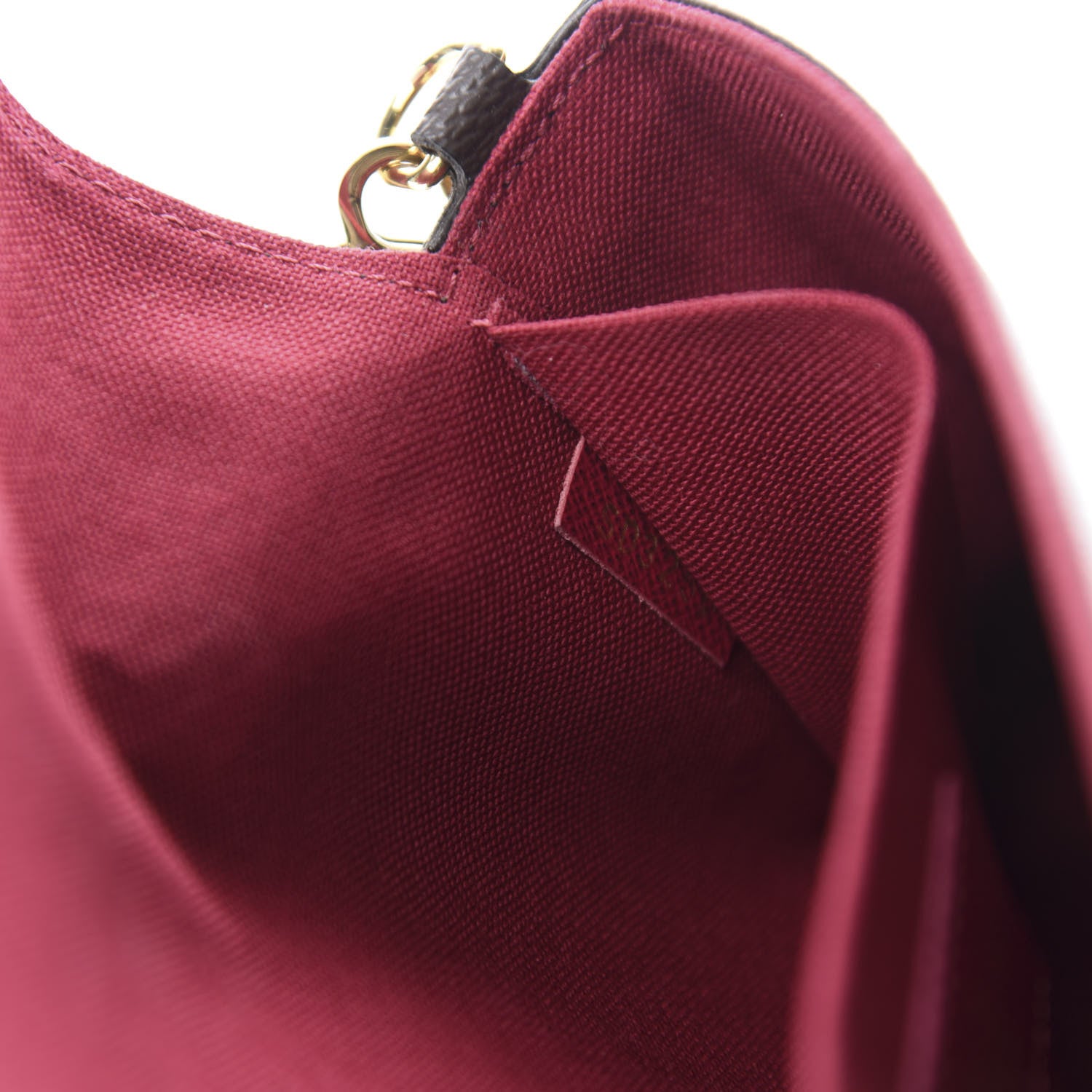 Louis Vuitton Monogram Pochette Felicie Chain Wallet Fuchsia 10 of 13