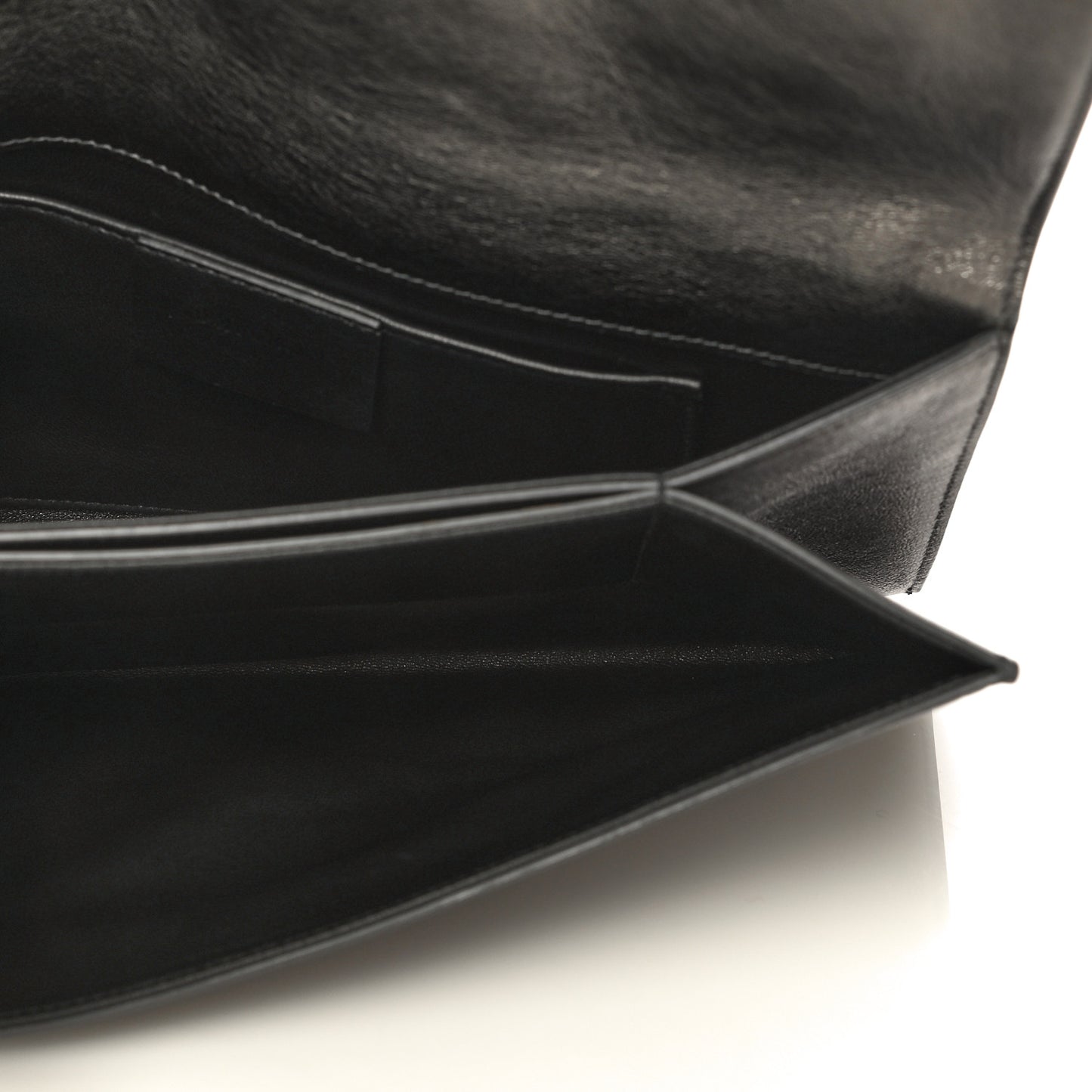 Calfskin Laser Cut Ruffled Isabella Clutch Gray
