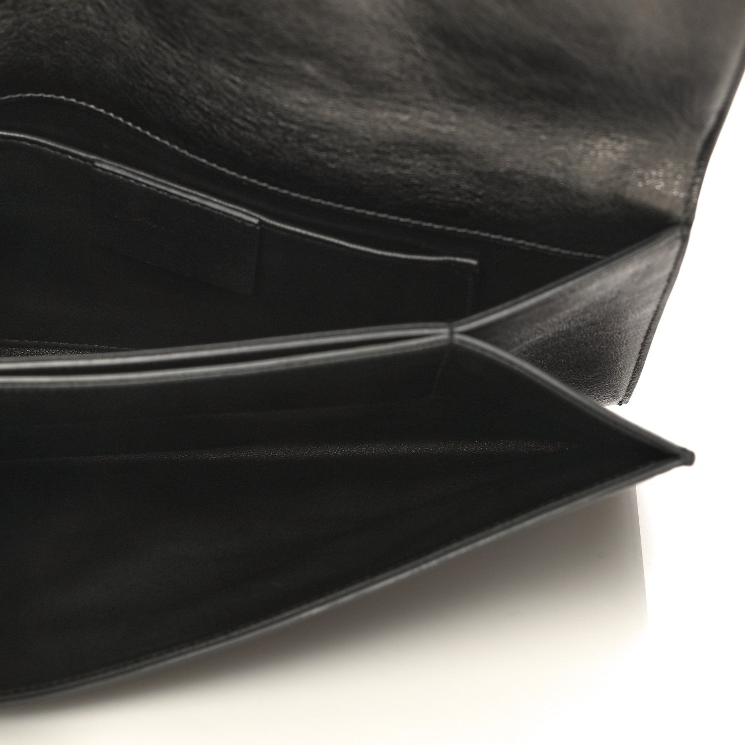Jimmy Choo Calfskin Laser Cut Ruffled Isabella Clutch Gray 4 of 23