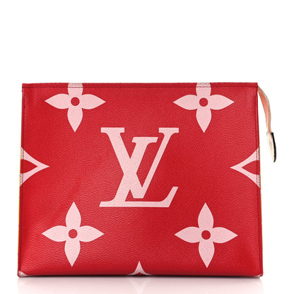Louis Vuitton Monogram Giant Toiletry Pouch 26 Rouge 1 of 8