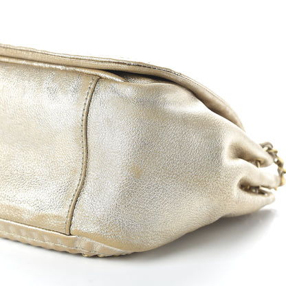 Chanel Metallic Goatskin Luxe Ligne Flap Light Gold 7 of 12
