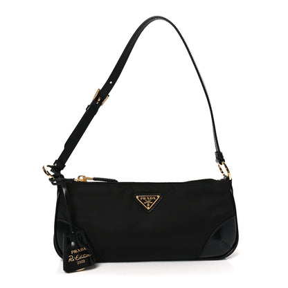 Prada Re-Nylon Spazzolato Re-Edition 2002 Shoulder Bag Black 1 of 9