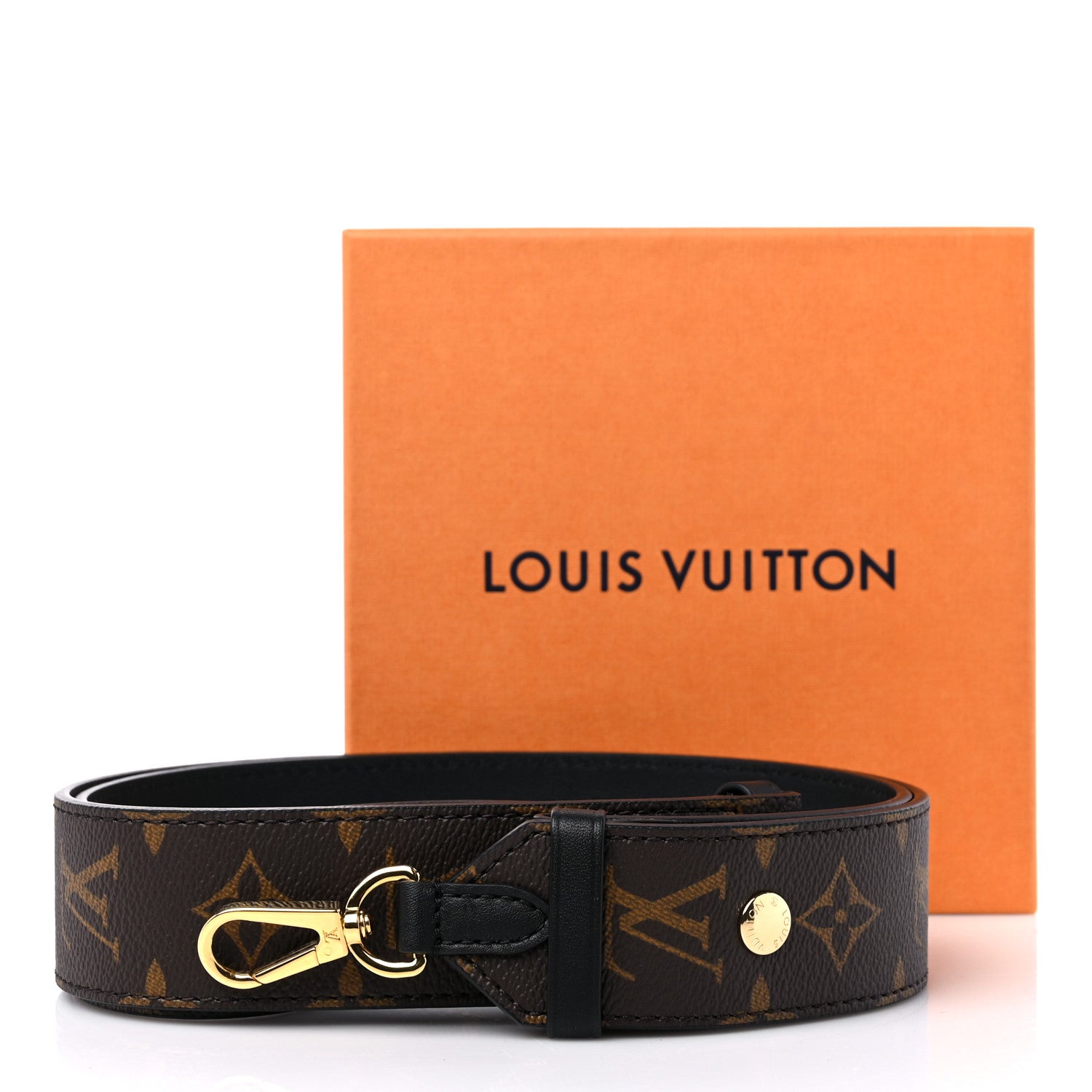 Louis Vuitton Monogram Adjustable Bandouliere Shoulder Strap Black 4 of 4