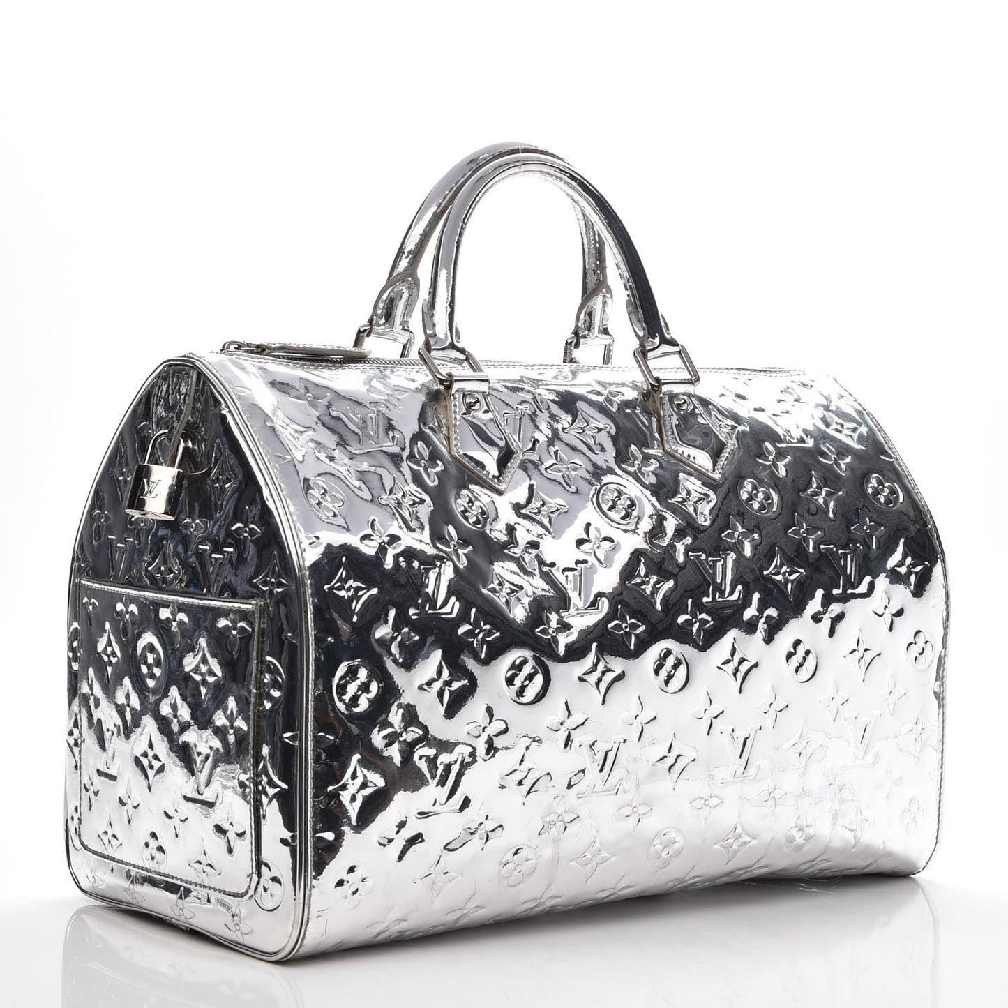Monogram Miroir Speedy 35 Silver