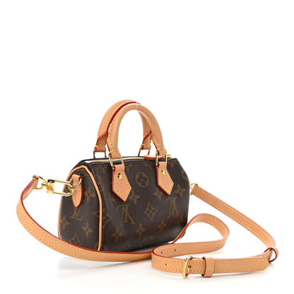 Louis Vuitton Monogram Nano Speedy Bandouliere 3 of 10
