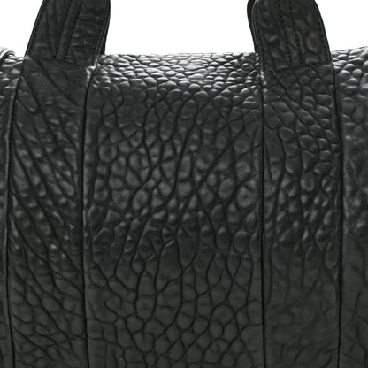 Alexander Wang Pebbled Lambskin Rocco Black Rose Gold Hardware 7 of 10