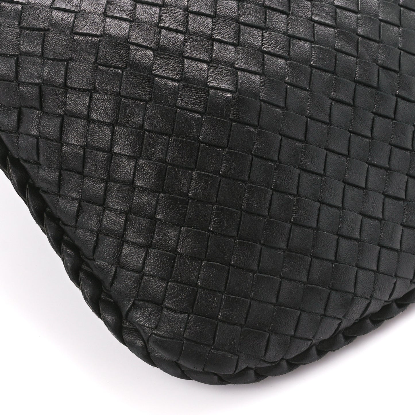 Nappa Intrecciato Medium Veneta Hobo Black