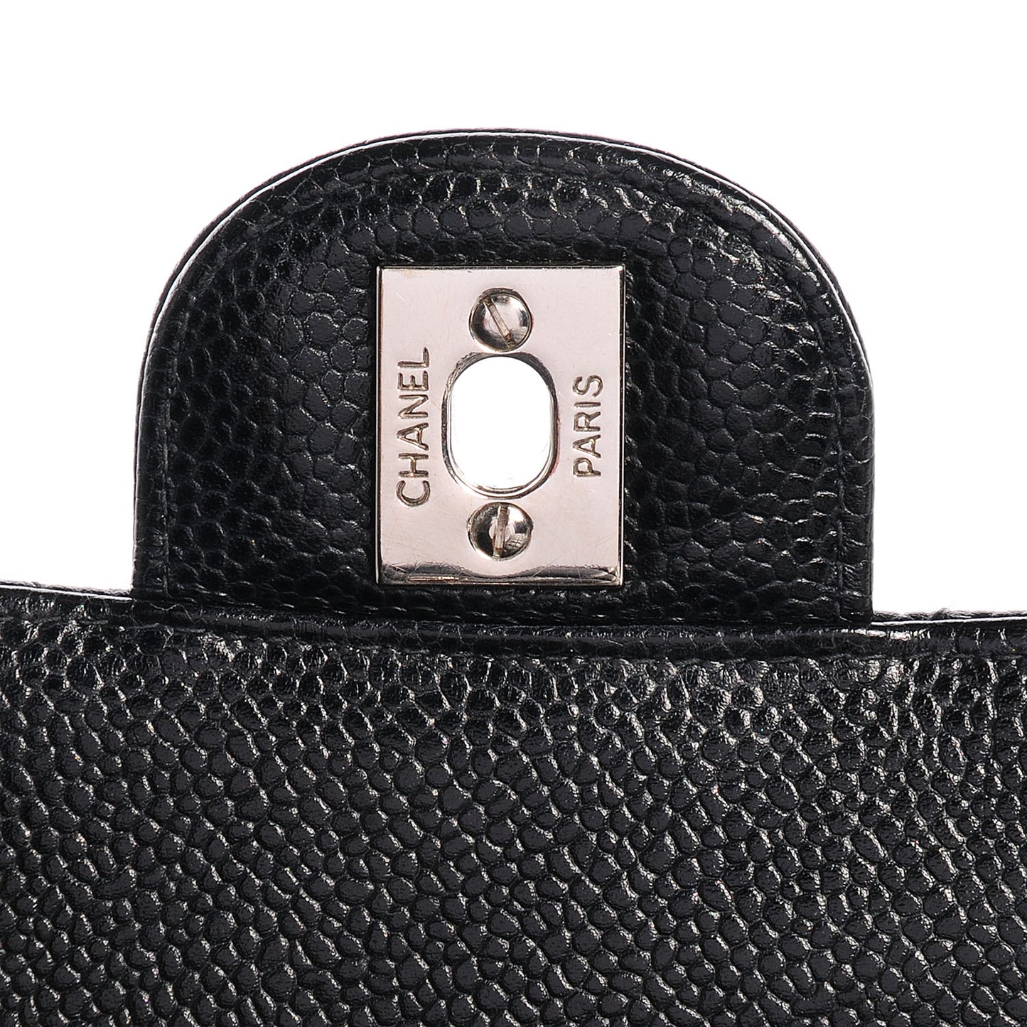 Caviar Jumbo Single Flap Black