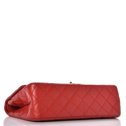 Chanel Lambskin Quilted 2.55 Reissue 227 Flap Red 5 of 8