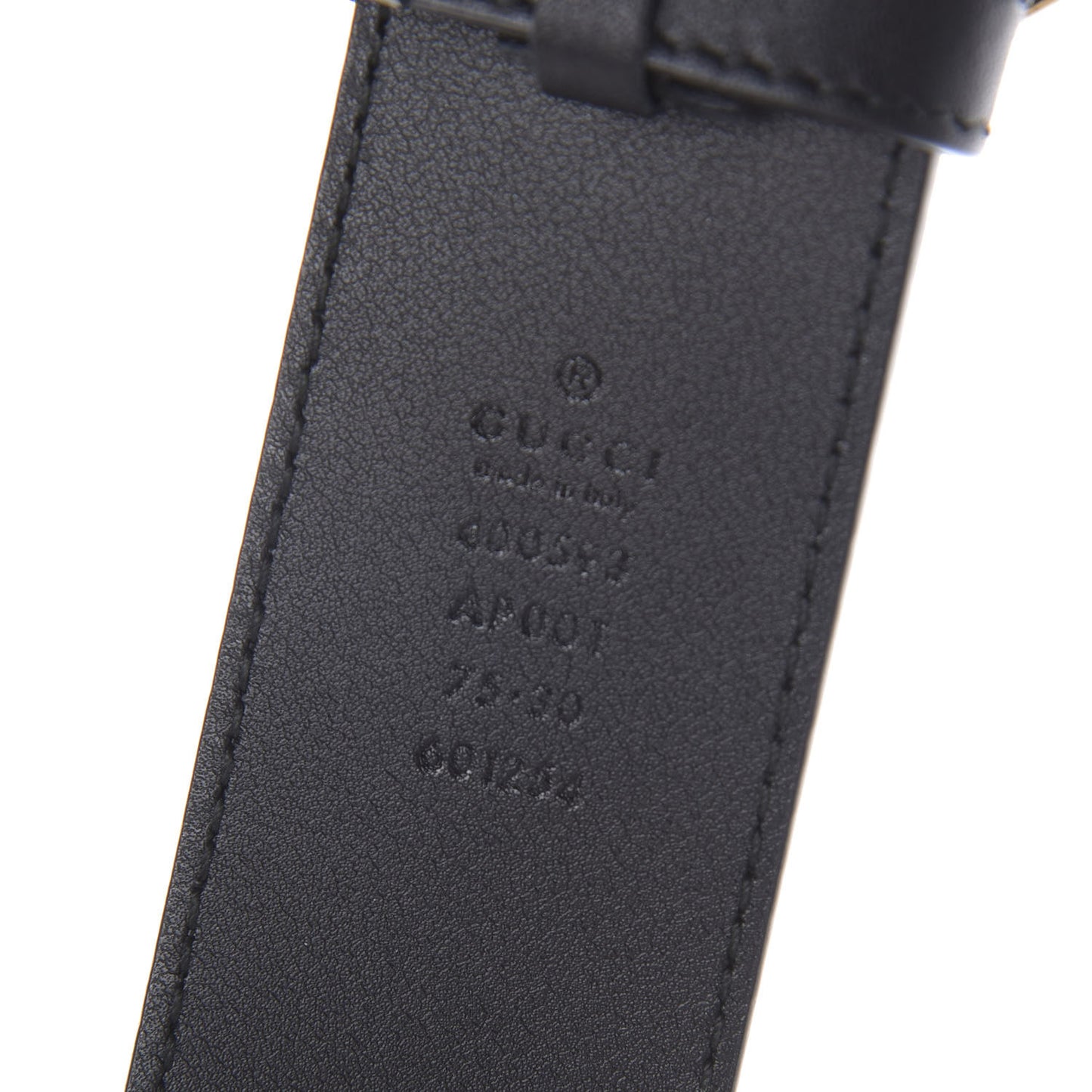 Calfskin Double G 40mm Belt 75 30 Black