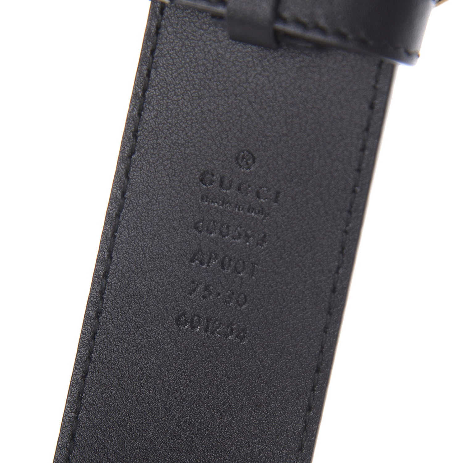 Gucci Calfskin Double G 40mm Belt 75 30 Black 5 of 5