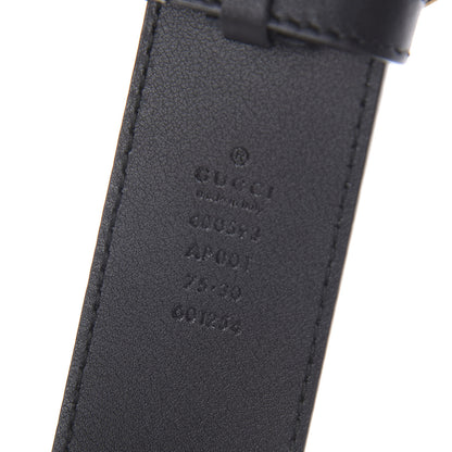Gucci Calfskin Double G 40mm Belt 75 30 Black 5 of 5