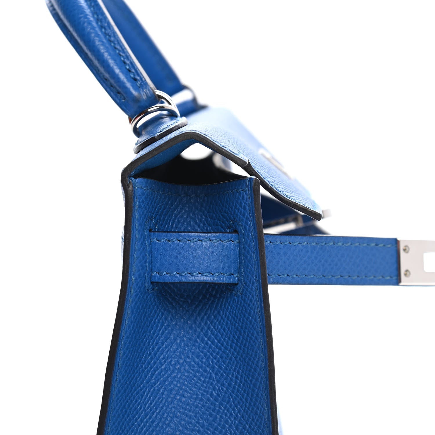 Hermes Epsom Mini Kelly Sellier 20 Bleu Zellige 17 of 28