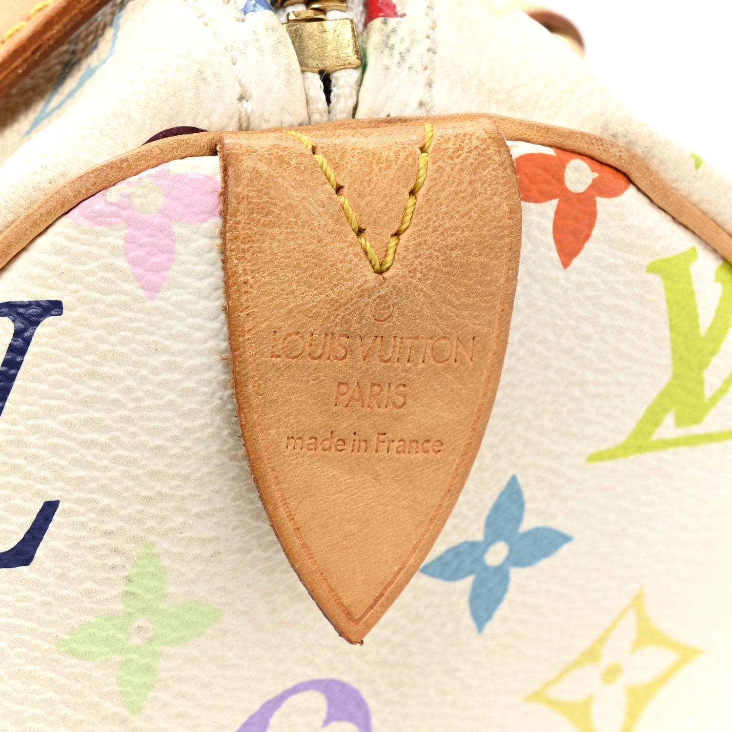 Louis Vuitton Monogram Multicolor Speedy 30 White 5 of 15