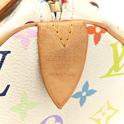 Louis Vuitton Monogram Multicolor Speedy 30 White 5 of 15