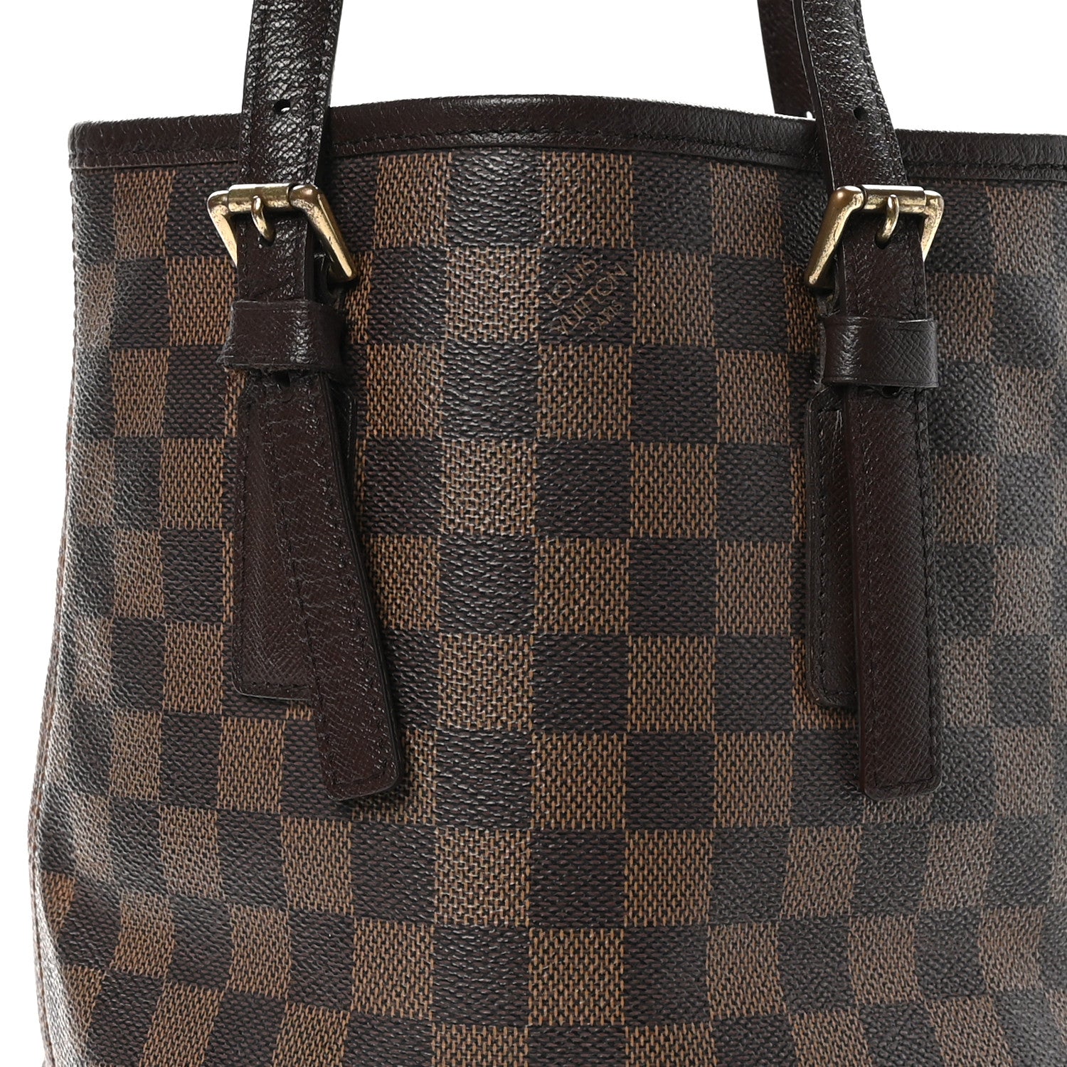 Louis Vuitton Damier Ebene Marais Bucket 23 7 of 9