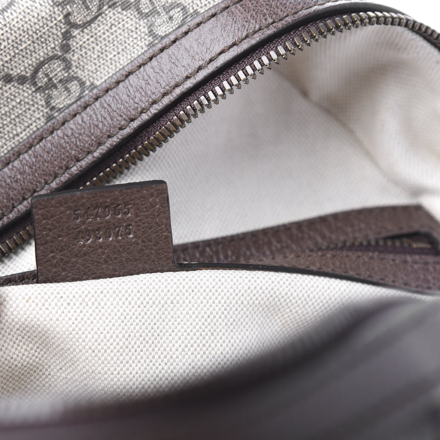 GG Supreme Monogram Calfskin Web Small Ophidia Day Backpack Beige Ebony New Acero