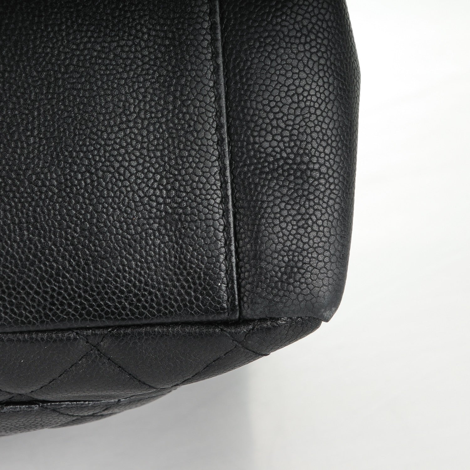 Chanel Caviar Quilted Grand Shopping Tote GST Black 9 of 17