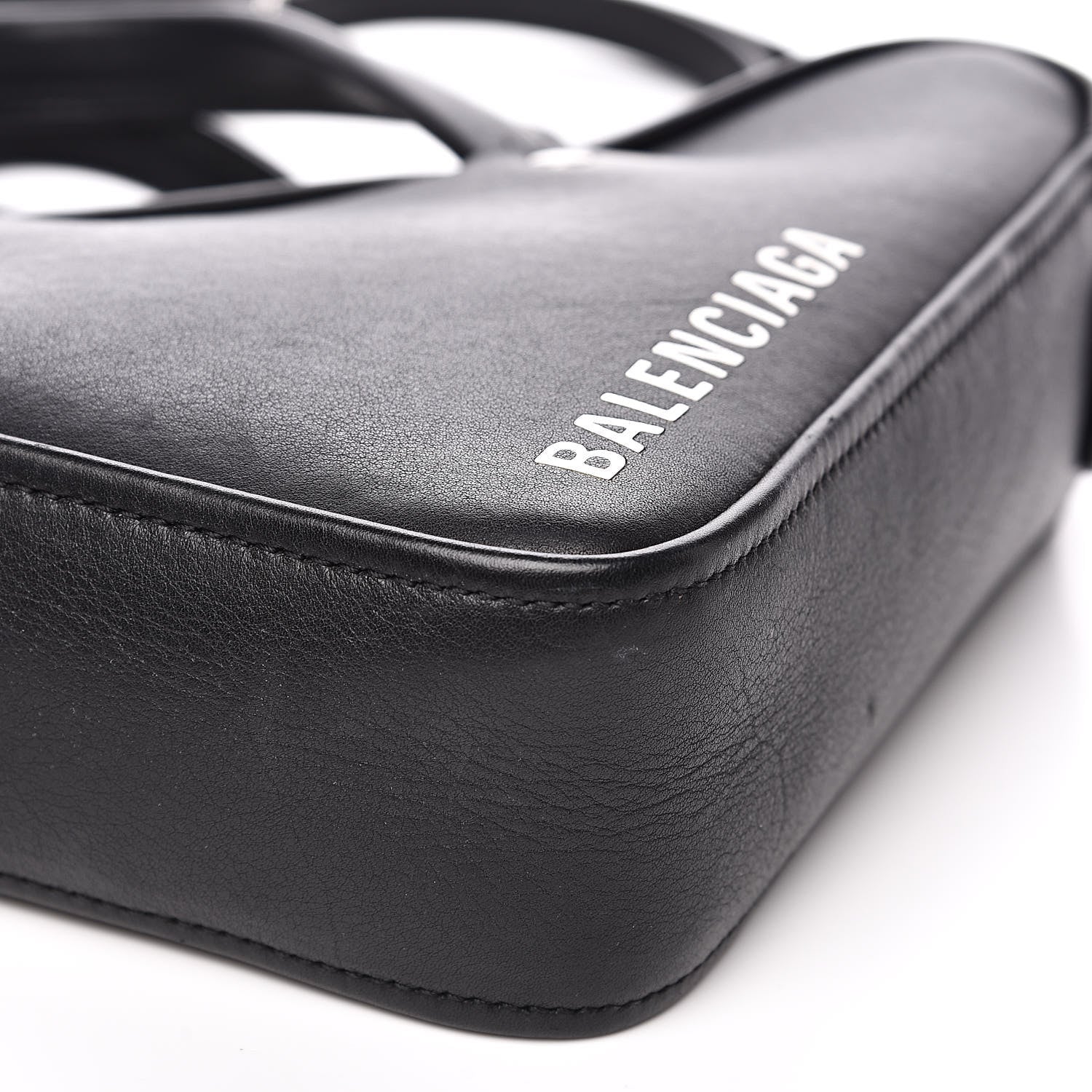 Balenciaga Calfskin XS Triangle Duffle Black 9 of 13