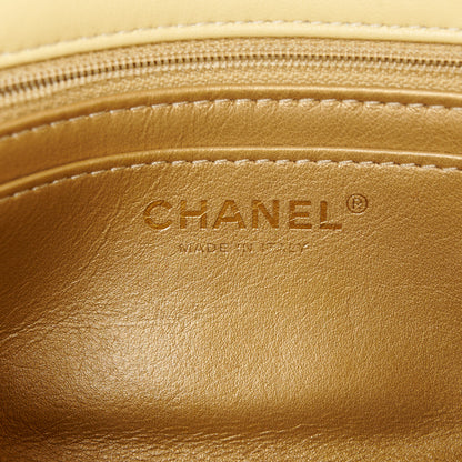 Chanel Lambskin Quilted Mini Rectangular Pearl Crush Flap Light Yellow 6 of 11