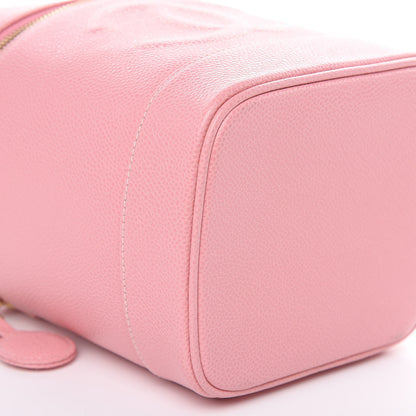 Chanel Caviar Vanity Cosmetic Case Pink 9 of 11
