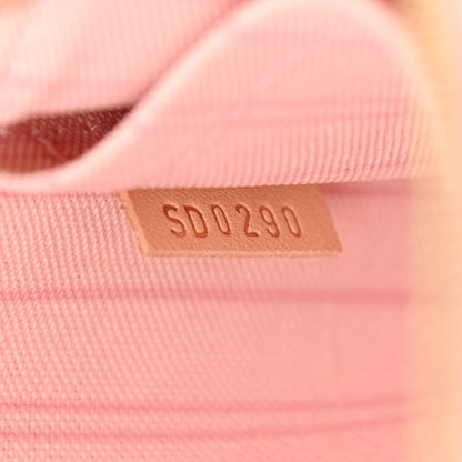 Louis Vuitton Damier Azur Neo Neverfull MM Rose Ballerine 9 of 11