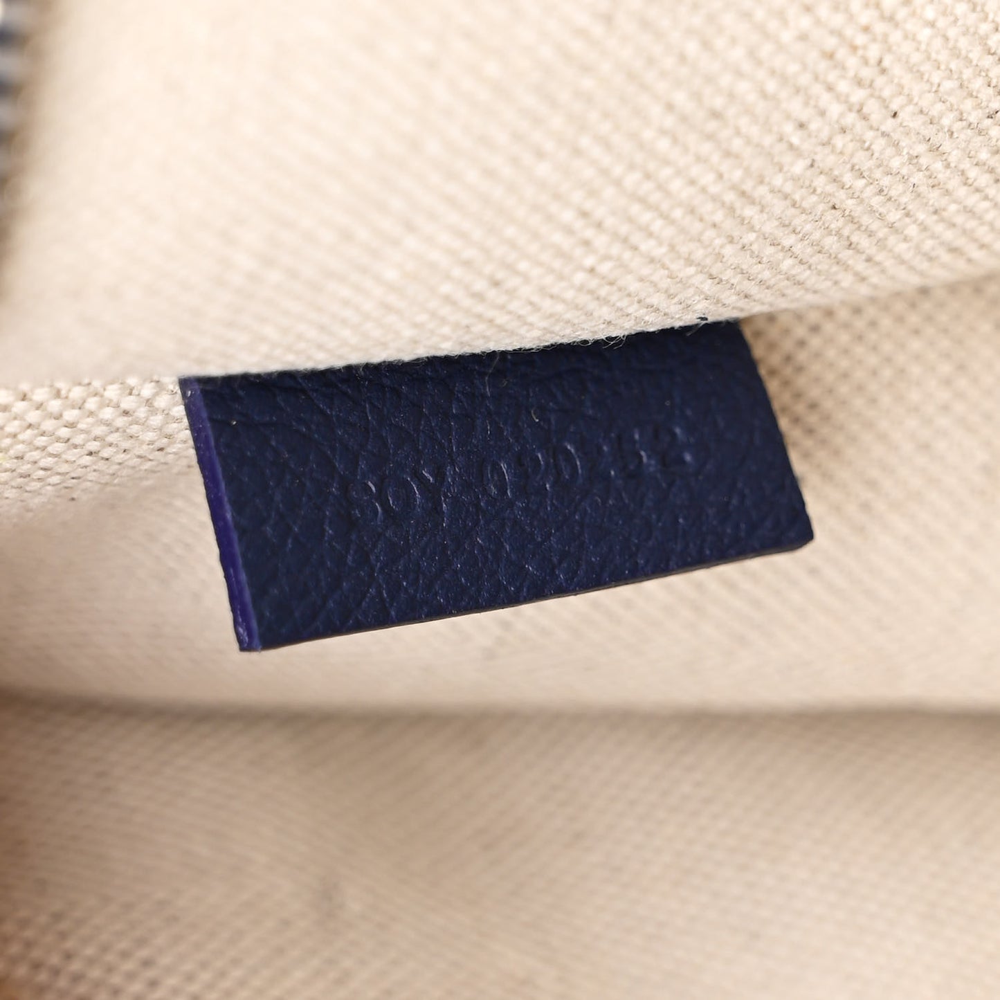 Goyardine Calfskin Morvan Document Case Navy
