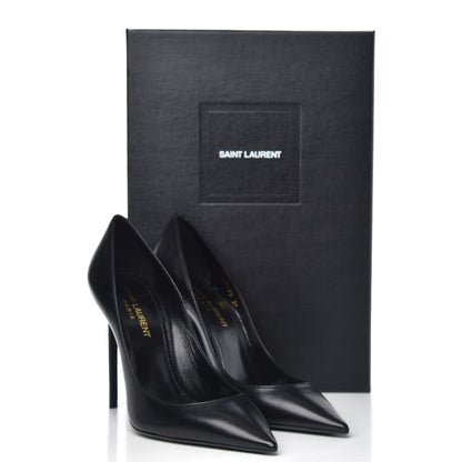Saint Laurent Calfskin Zoe 105 Pump 36 Black 9 of 9