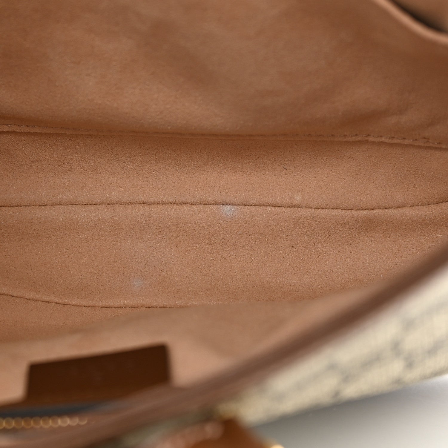 Gucci GG Supreme Monogram Azalea Calfskin Web Small Jackie 1961 Hobo Beige Ebony Brown Sugar 11 of 12