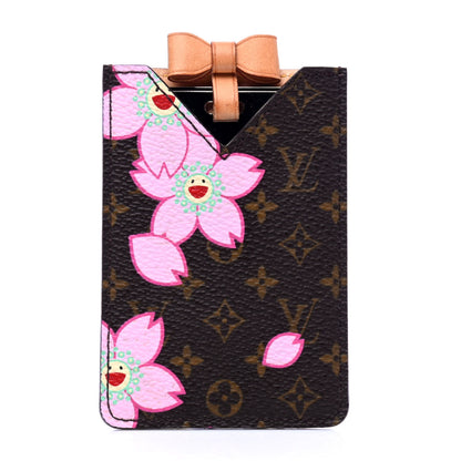 Louis Vuitton Monogram Cherry Blossom Mirror With Case Brown 1 of 6