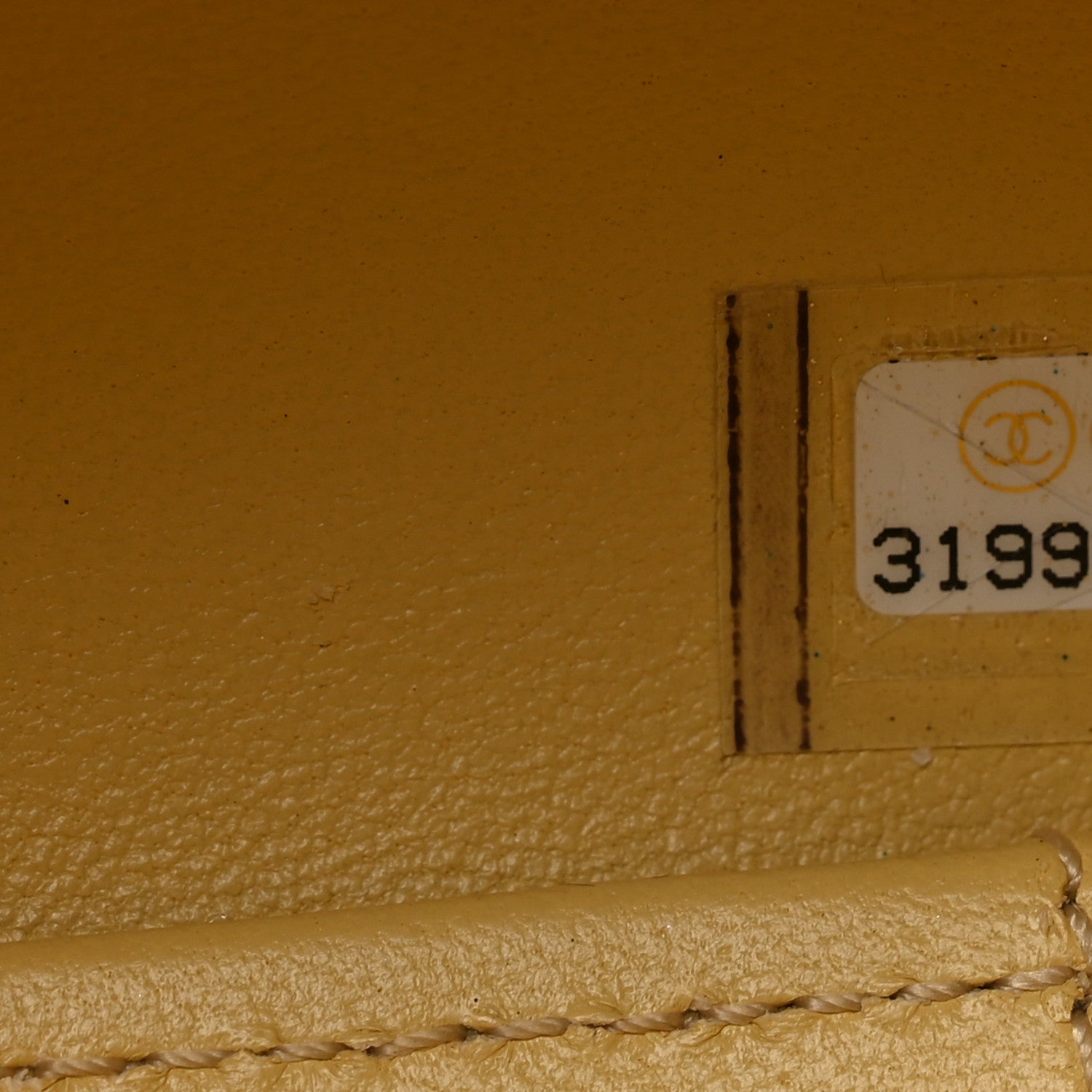 Chanel Lambskin Quilted CC Bubble Vanity Case With Chain Light Yellow 7 of 12