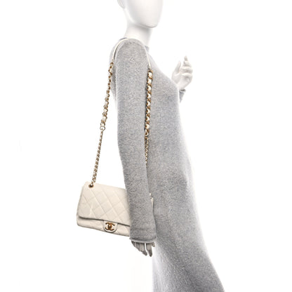 Chanel Caviar Quilted Mini Flap White 2 of 10