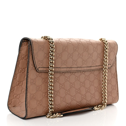 Gucci Guccissima Medium Emily Chain Shoulder Bag Camelia 3 of 12