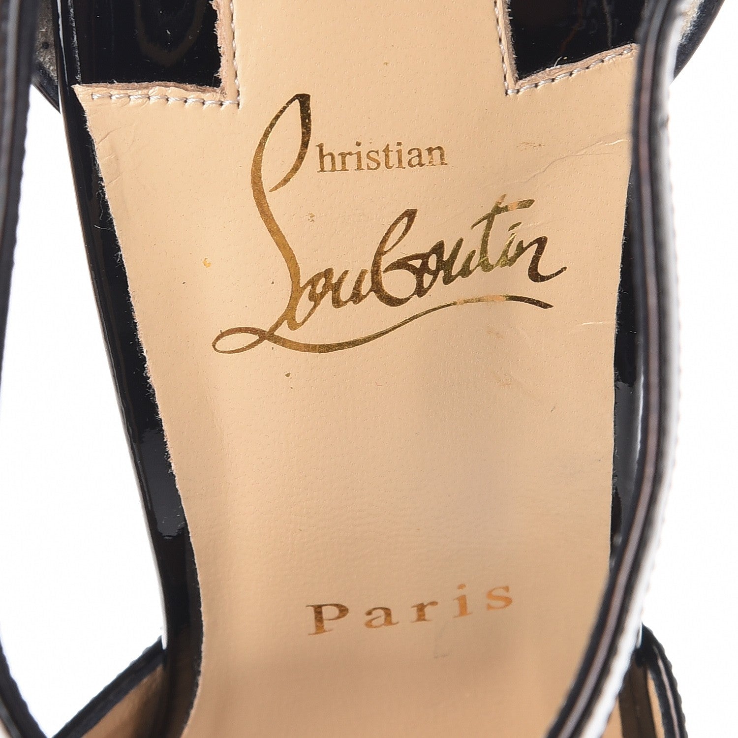Christian Louboutin Patent Jilopa 150 Pumps 39.5 Black 7 of 8