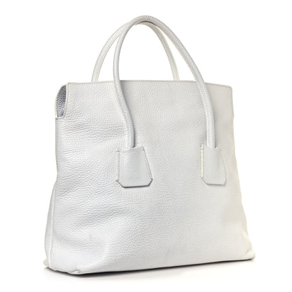 Burberry London Grainy Calfskin Medium Baynard Tote White 3 of 13