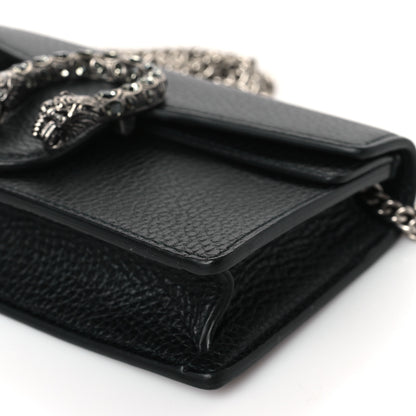 Gucci Calfskin Super Mini Dionysus Shoulder Bag Black 8 of 8