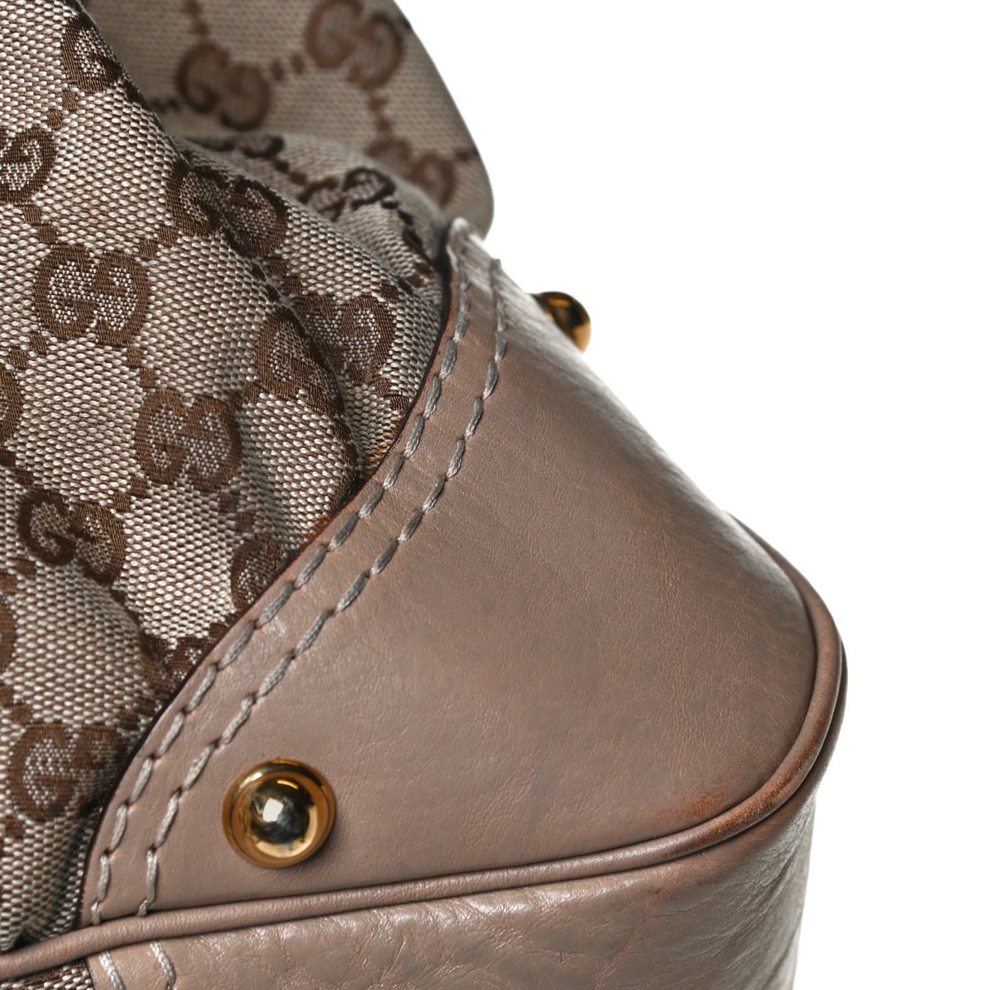 Monogram Large Jockey Hobo Beige