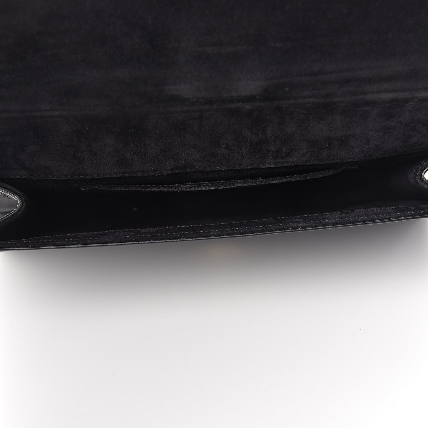 Calfskin Classic Y Ligne Clutch Black