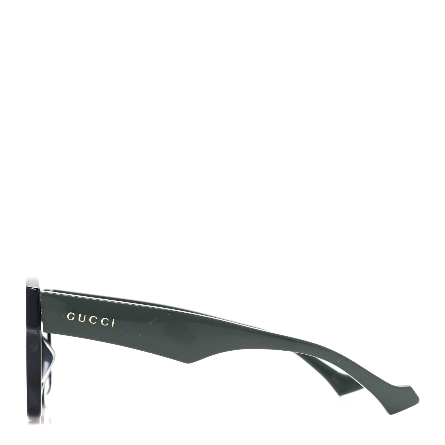 Gucci Acetate Rectangle Sunglasses GG0962S Black Khaki 3 of 8