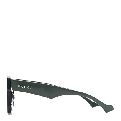 Gucci Acetate Rectangle Sunglasses GG0962S Black Khaki 3 of 8