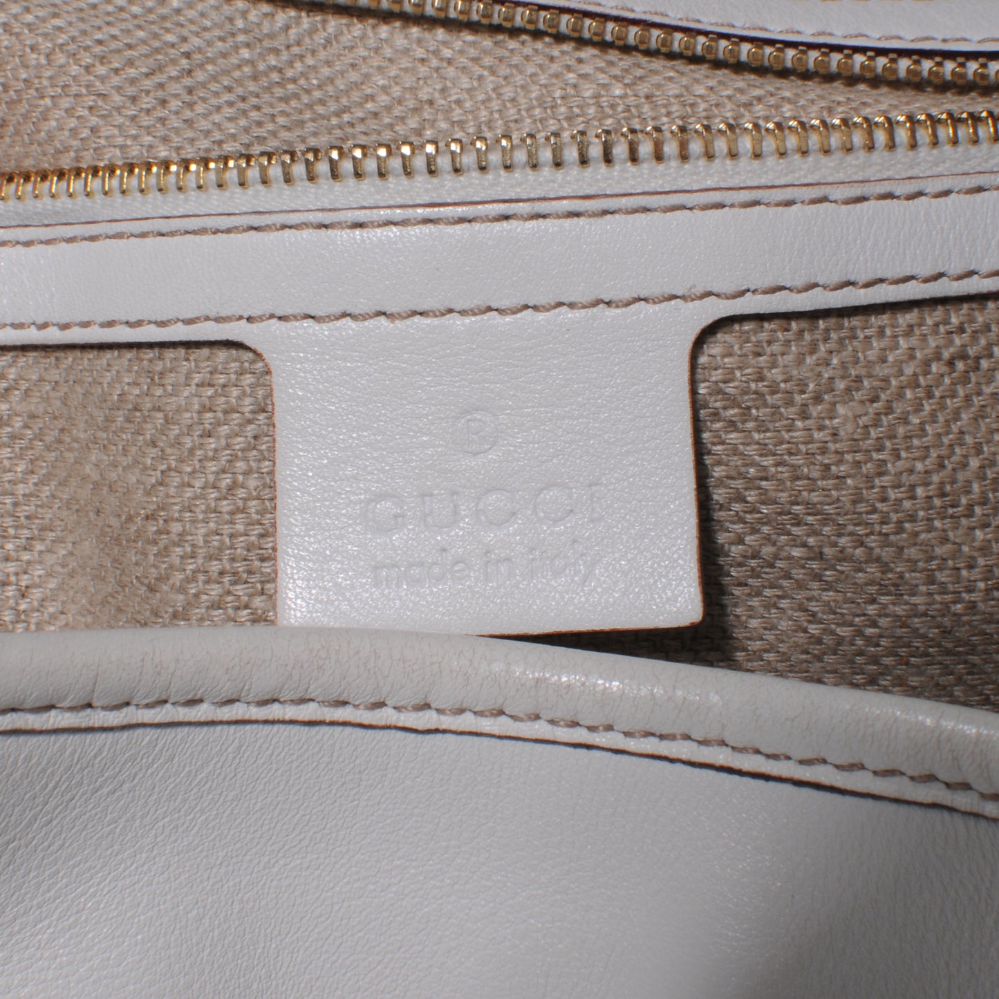 Leather Large Bouvier Hobo White