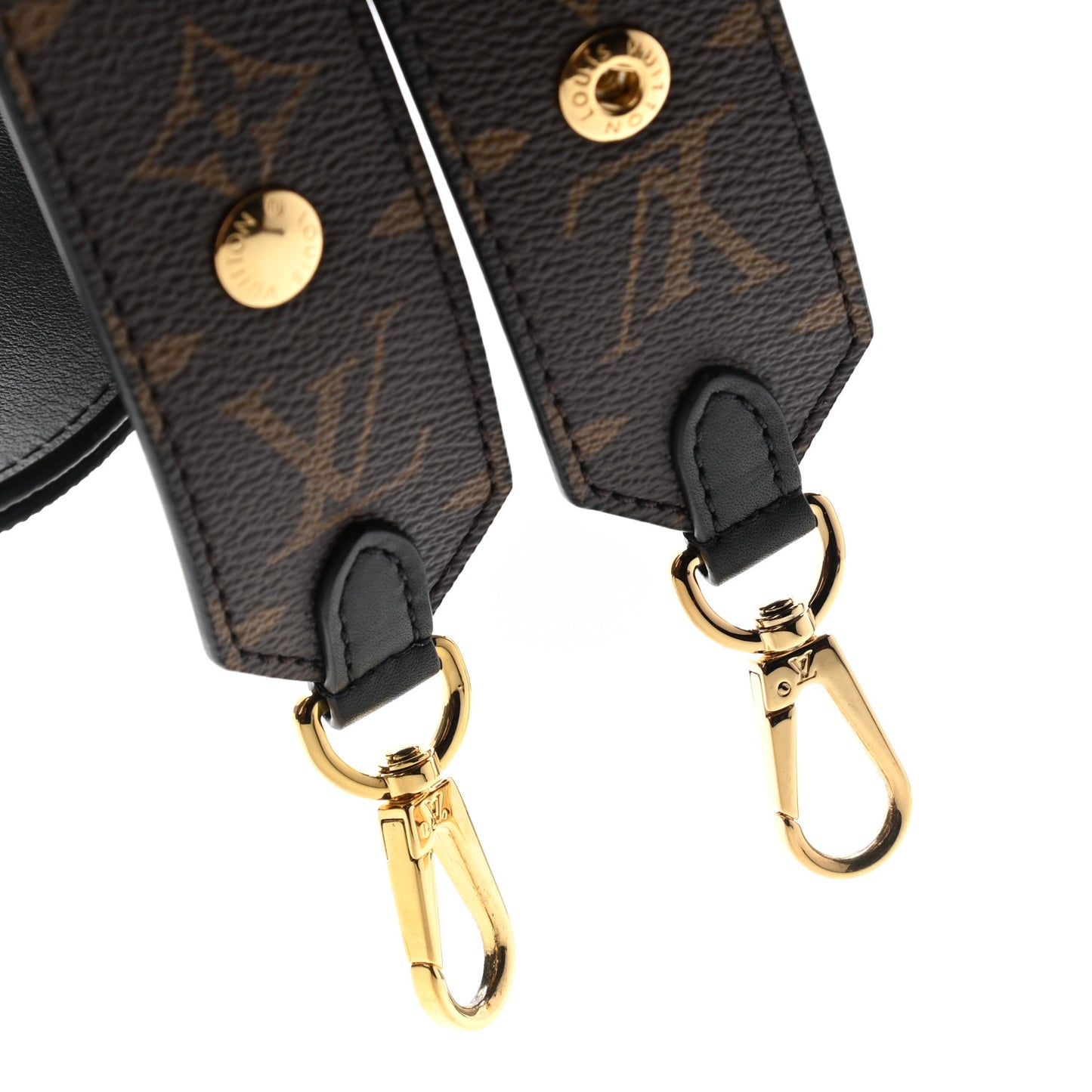 Monogram Adjustable Bandouliere Shoulder Strap Black