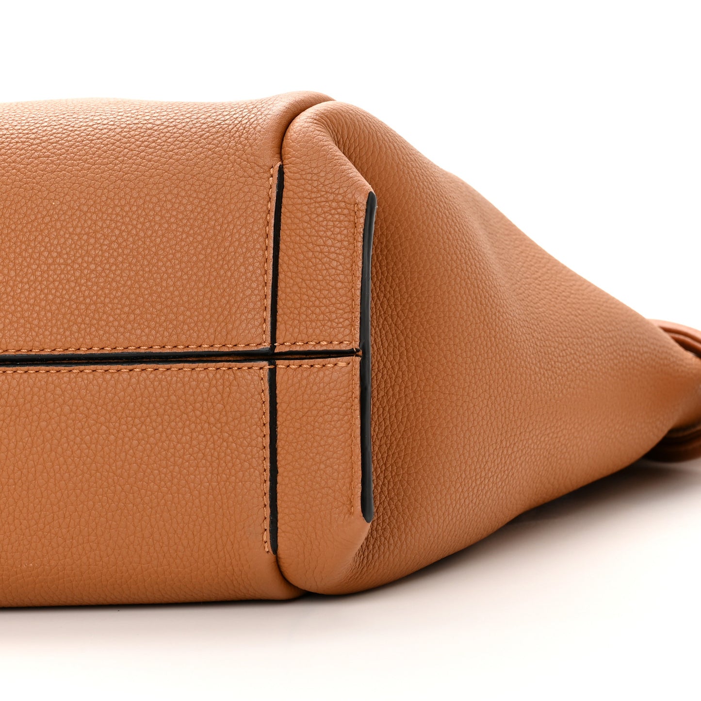 Calfskin Small Flamenco Knot Bag Caramel